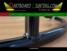 Tablet Screenshot of dartboardlighting.com